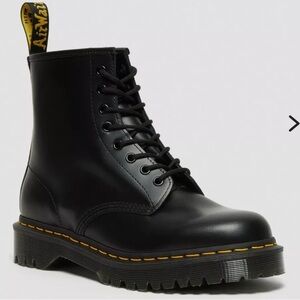 Dr. Martens 1460 Bex Black Smooth Leather Combat Boots | Size 5